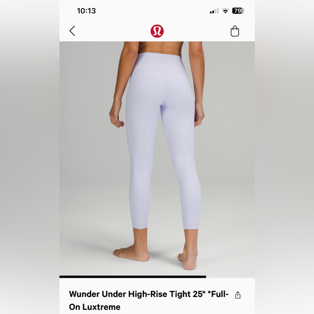 Lululemon Wunder Under 25” High Rise Tight